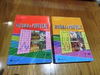 Livro "História de Portugal" do 11º Ano - Volume 1 e 2 - Porto Editora