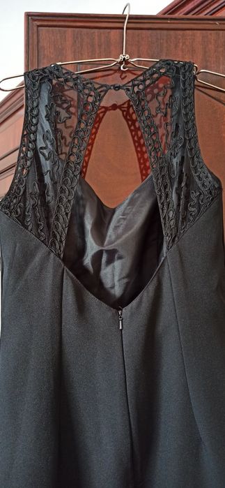 Vestido preto de cerimônia