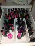 zestaw do manicure hybrydowego (lakiery, lampa, pochlaniacz pyłu itd)