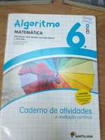 Vendo CA Matemática 6 ano intitulado Algoritmo, como novo