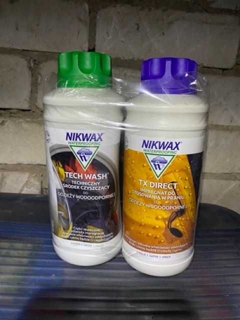 Набір засобів по догляду за одягом Nikwax Tech Wash + TX-Direct 2x1л