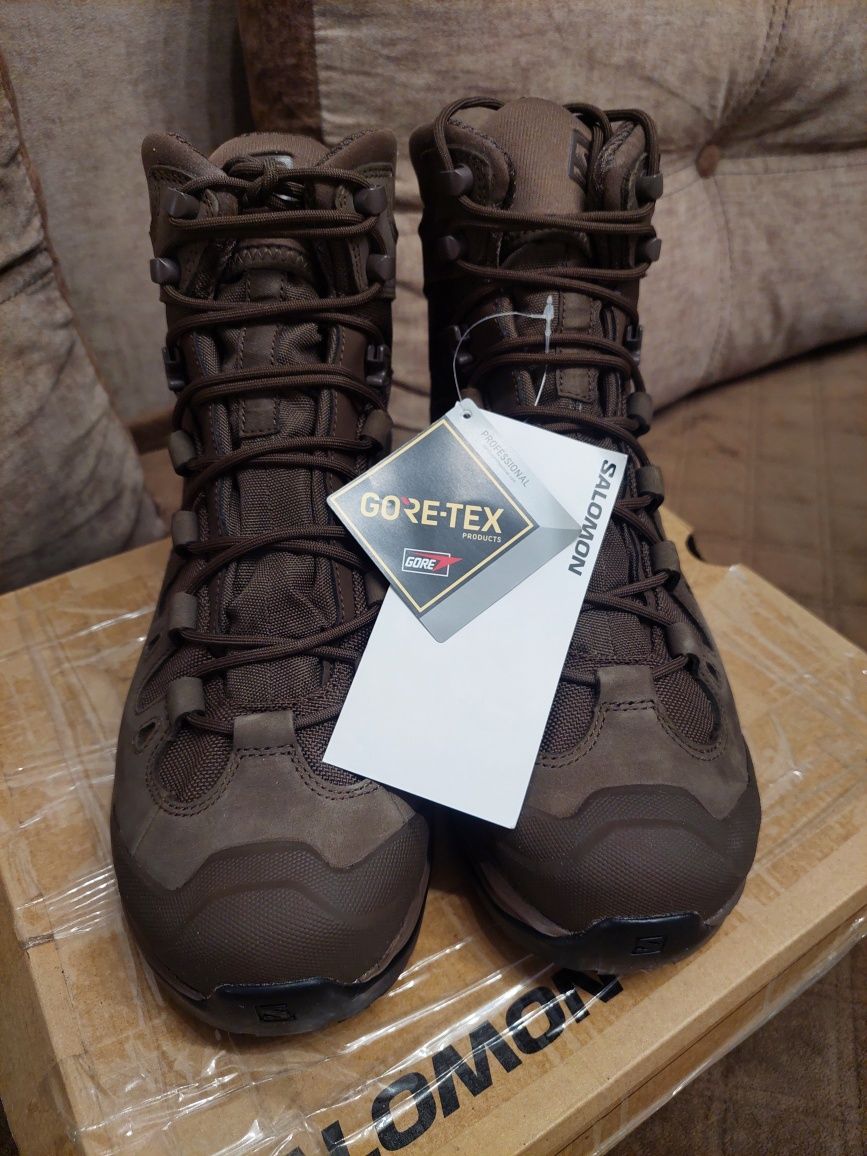 Черевики тактичні Salomon Quest 4D GTX Forces 2 Dark Brown