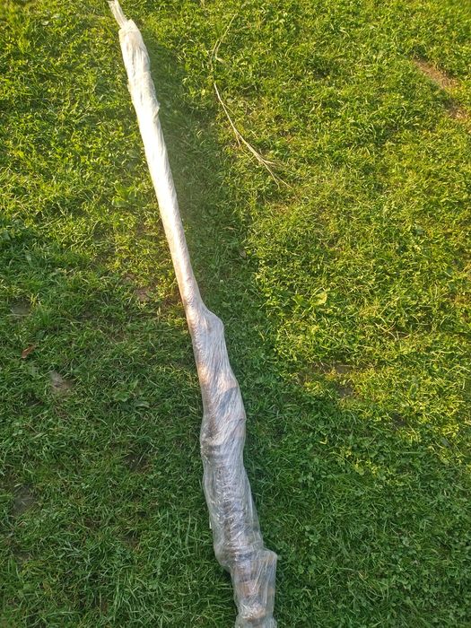 Karnisz podwójny drewniany