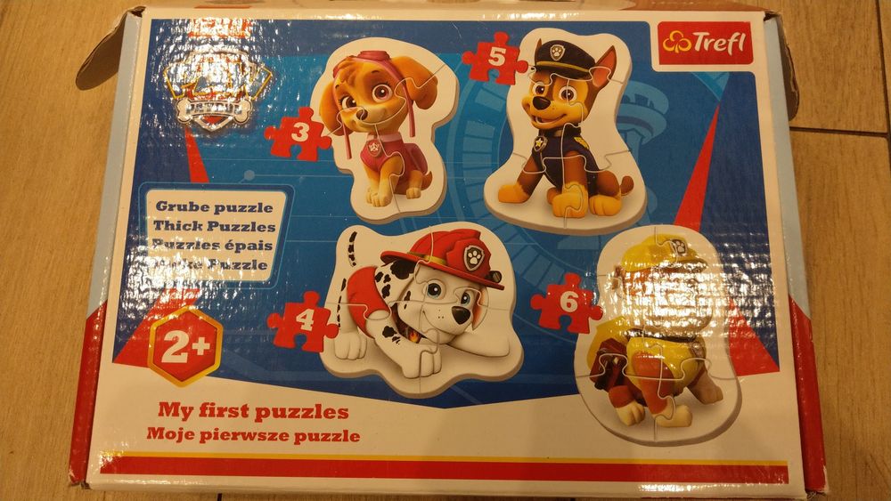 Puzzle Psi patrol 2+ Jak nowe