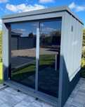 nowoczesna sauna ogrodowa - materialy PREMIUM