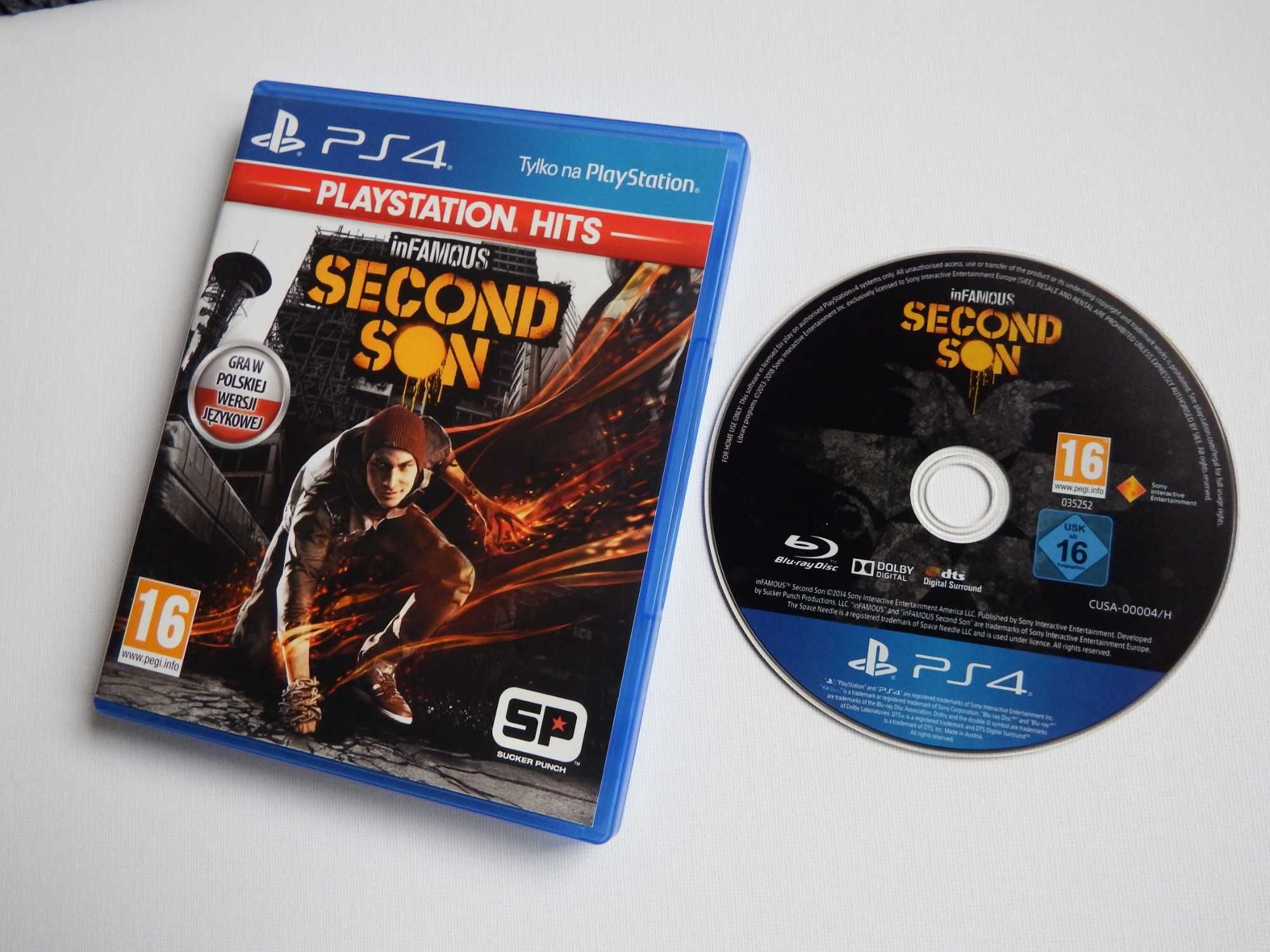 GRA PS4 / PS5 Infamous Second Son PL w stanie BDB dubbing PL