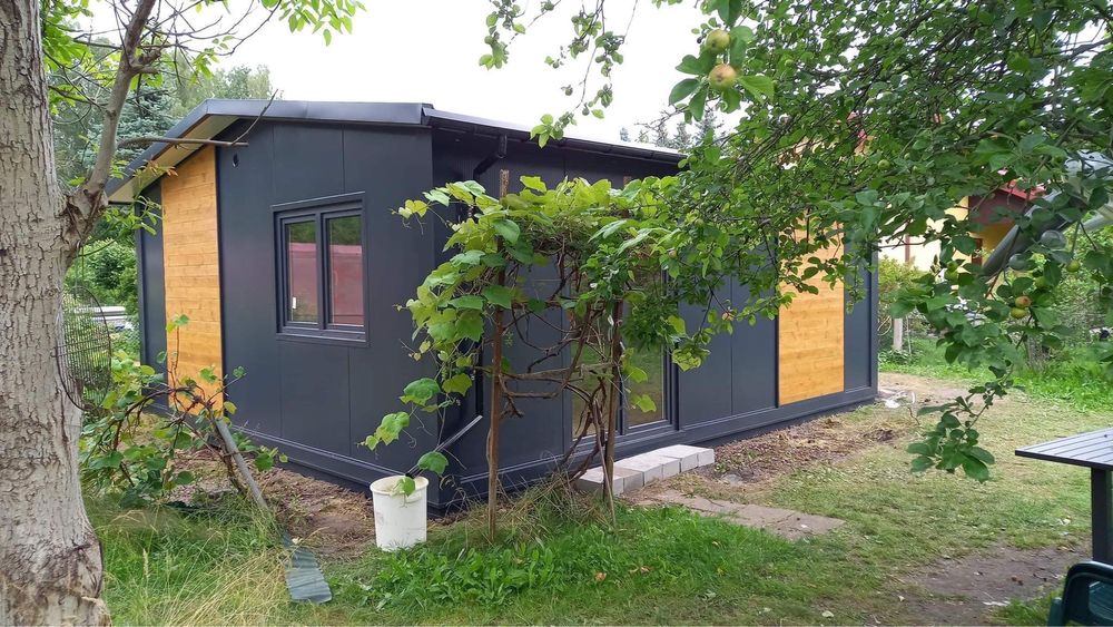 Domek letniskowy/całoroczny 7x6 (42m2) z wyposażeniem