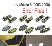 KIT COMPLETO 15 LAMPADAS LED INTERIOR PARA MAZDA 6 03-08