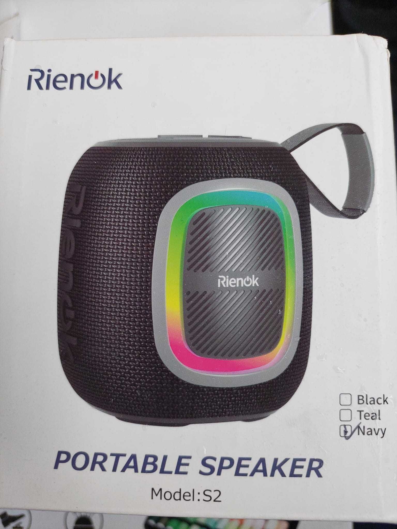 Rienok głośnik przenośny kolorowy S2 - granatowy