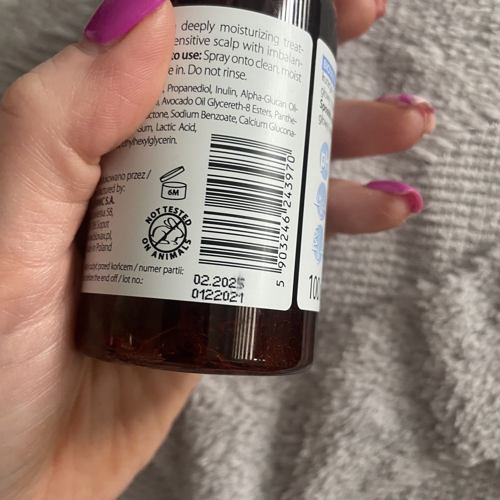 Biovax prebiotic scalp toner tonik do skory głowy 100 ml nowy
