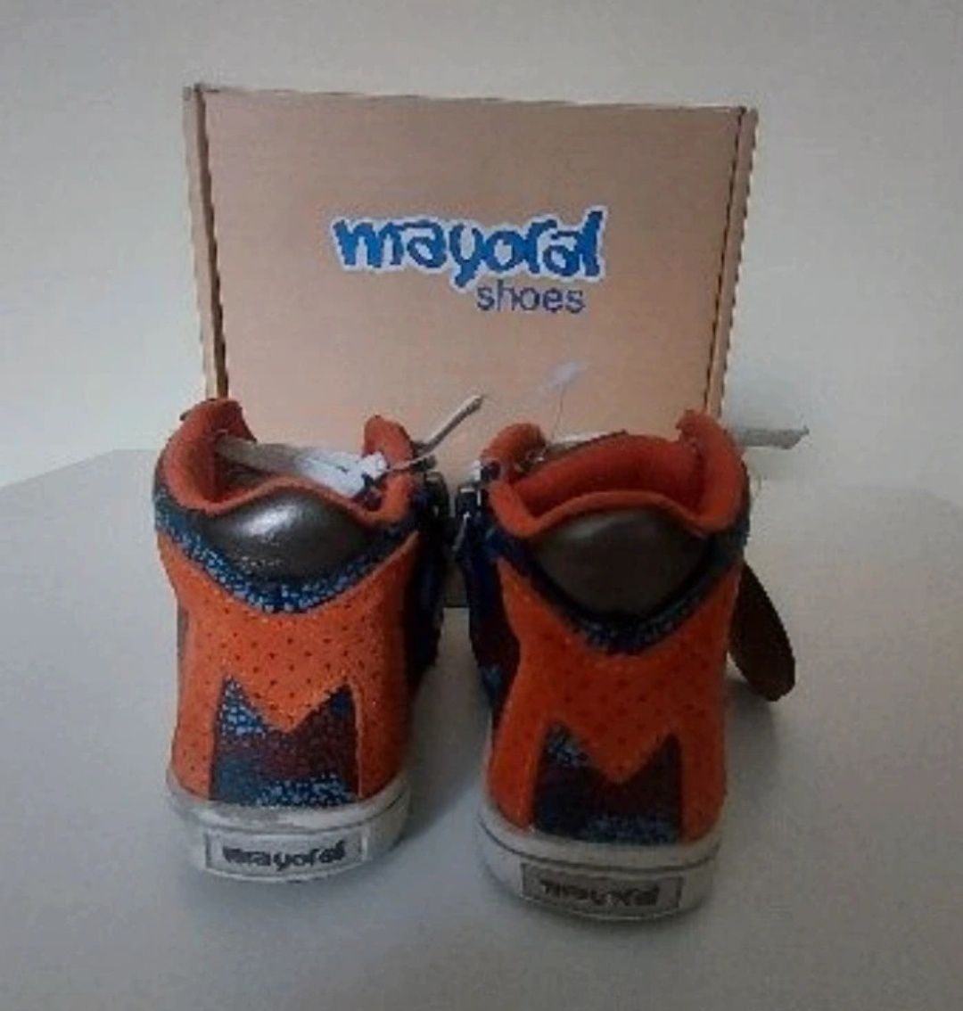 NOWE Buty Mayoral r 22 (wkł. 14 cm) Skóra Tenisówki Trampki Wiosna