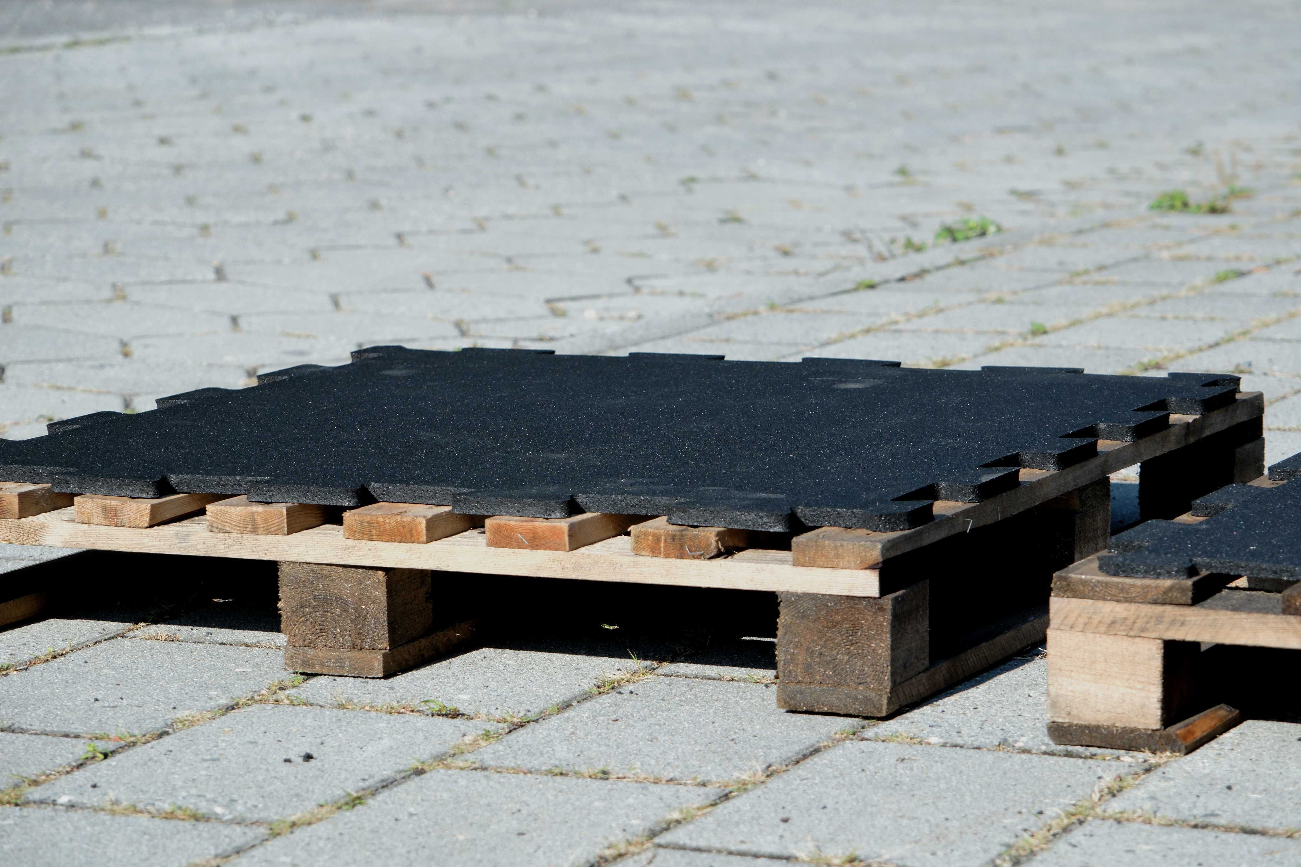 Puzzle Gumowe 15 MM Podłoga Gumowa Płyty SBR Siłownia Fitness