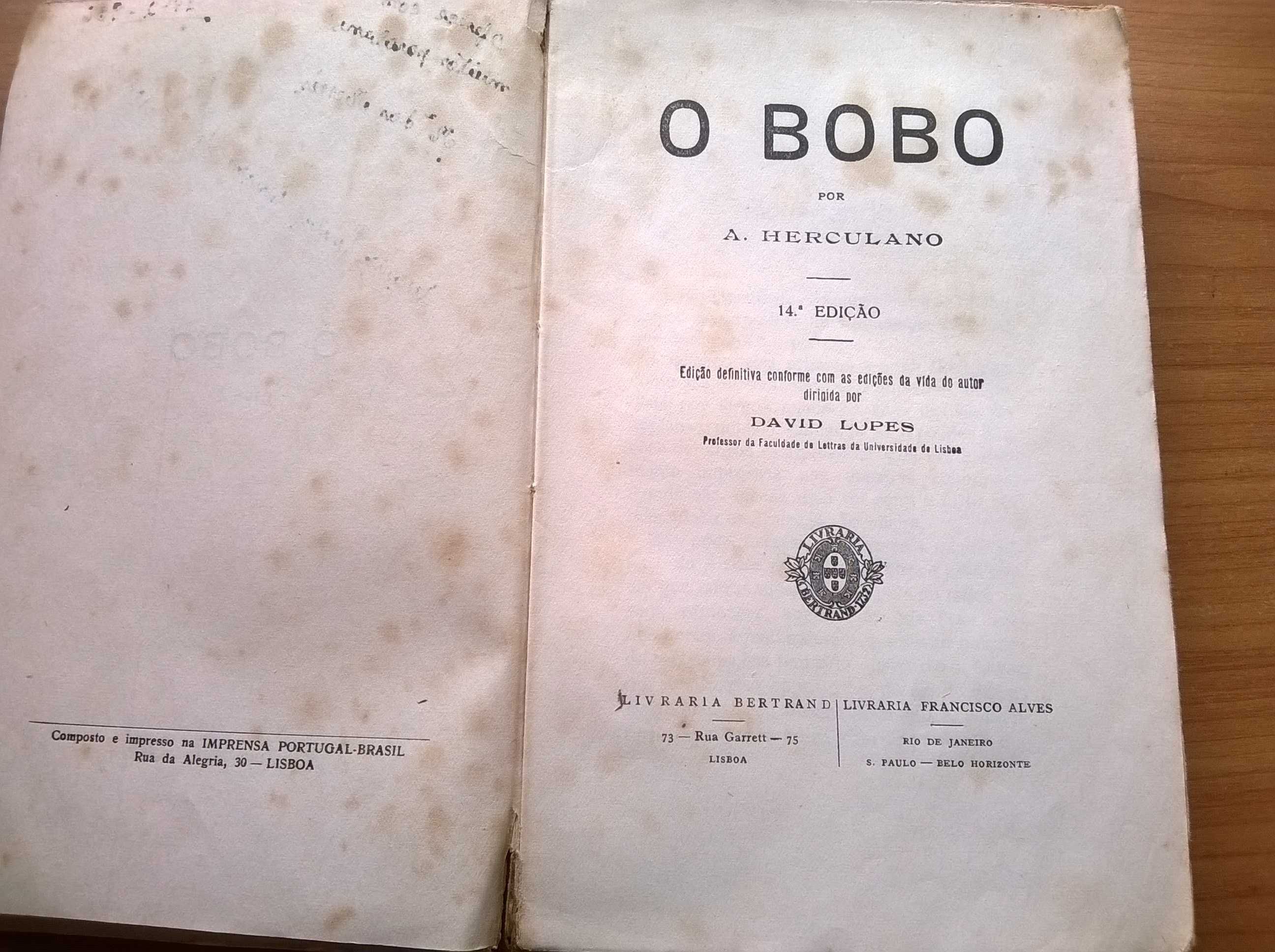 " O Bobo " - Alexandre Herculano (portes grátis)