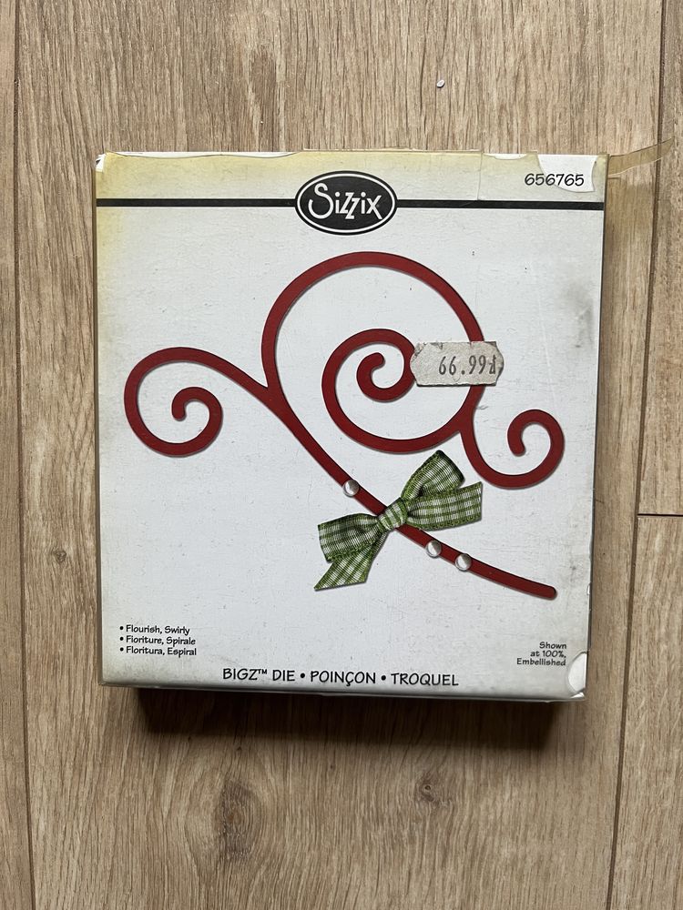 Sizzix big shot wykrojnik nowy Flourish Swirly scrapbooking