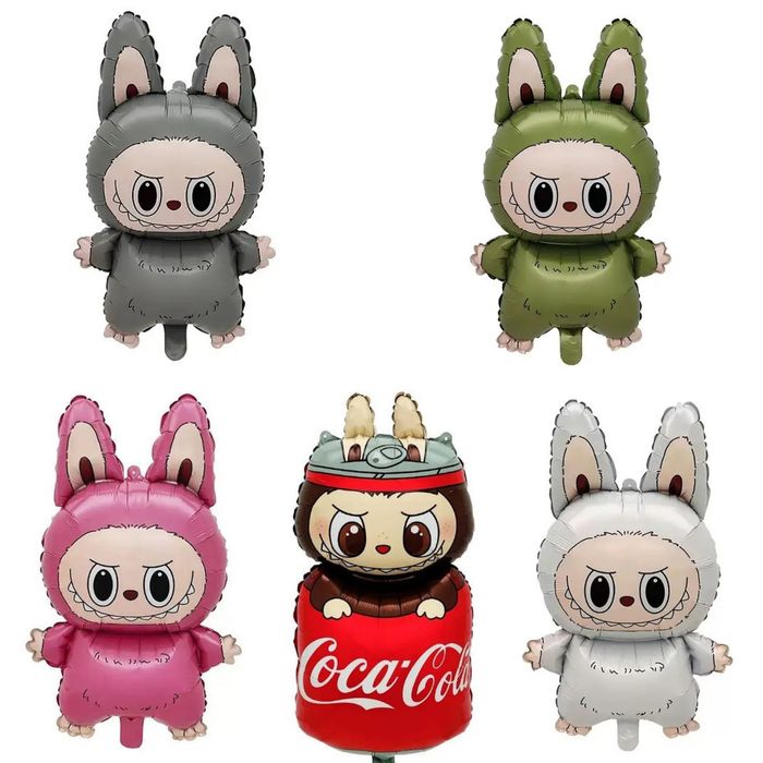 Фольгированные шарики на день рождения годик щенячий патруль лабубу