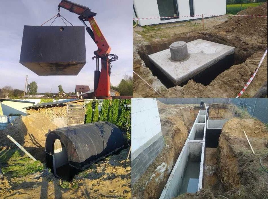Szambo Betonowe, Zbiornik na deszczówkę Kanał samochodowy Piwnica