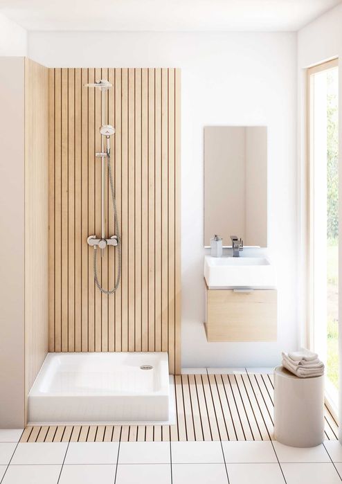 SCHEDPOL Grando Plus brodzik półokrągły 80 cm 3.0128