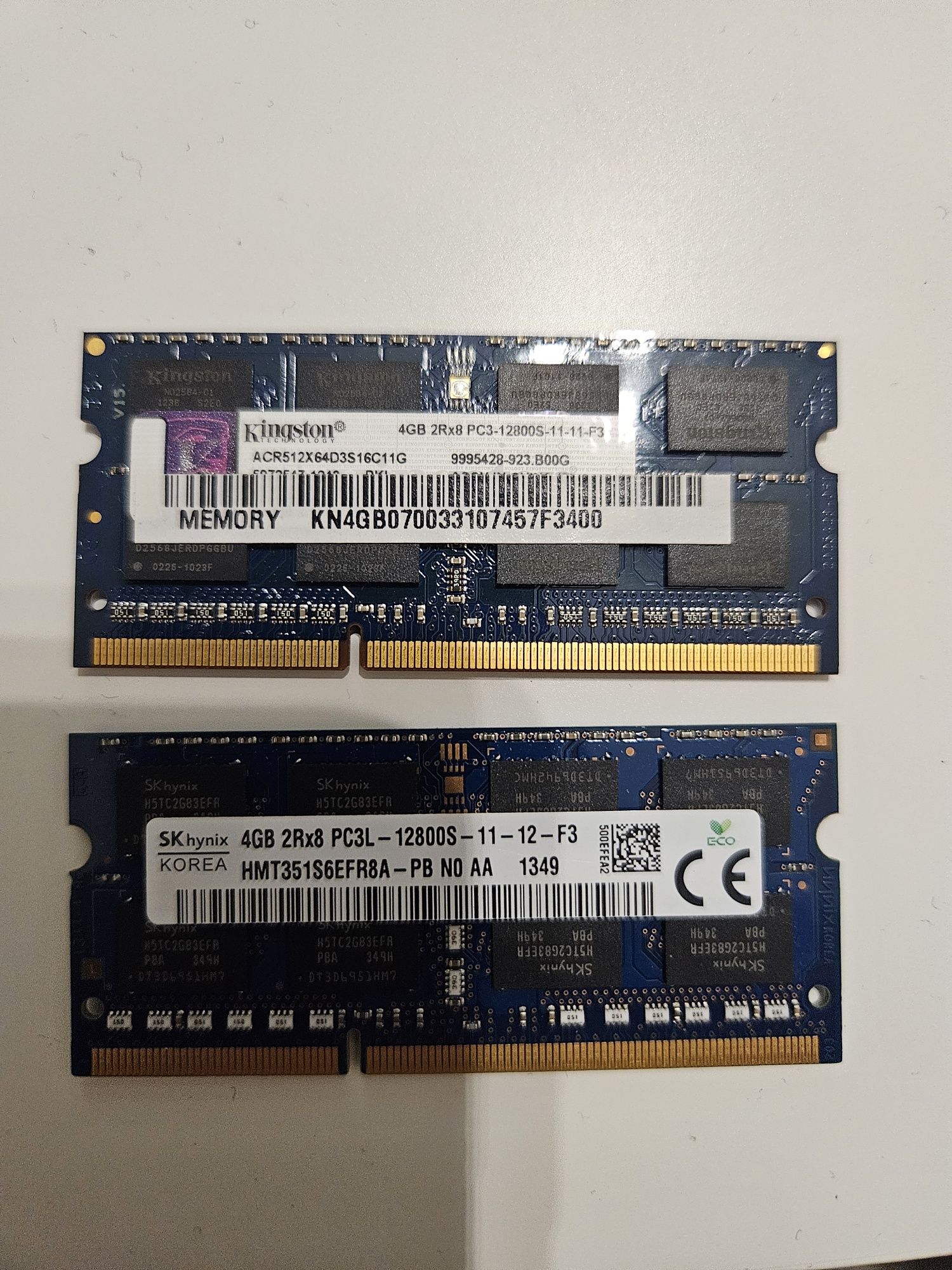 Pamiec ram 2x4 GB do laptopa