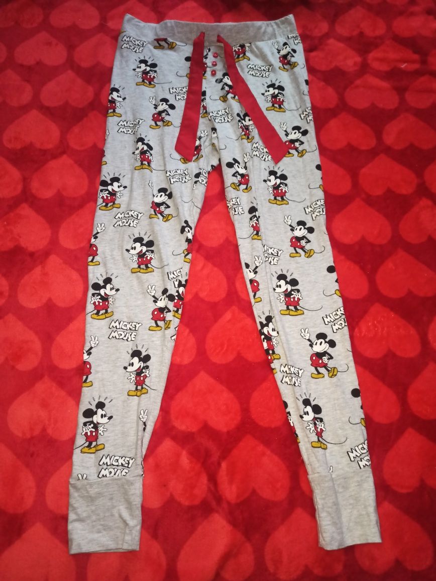 Spodnie piżamowe damskie myszka miki Mickey primark Rozmiar M