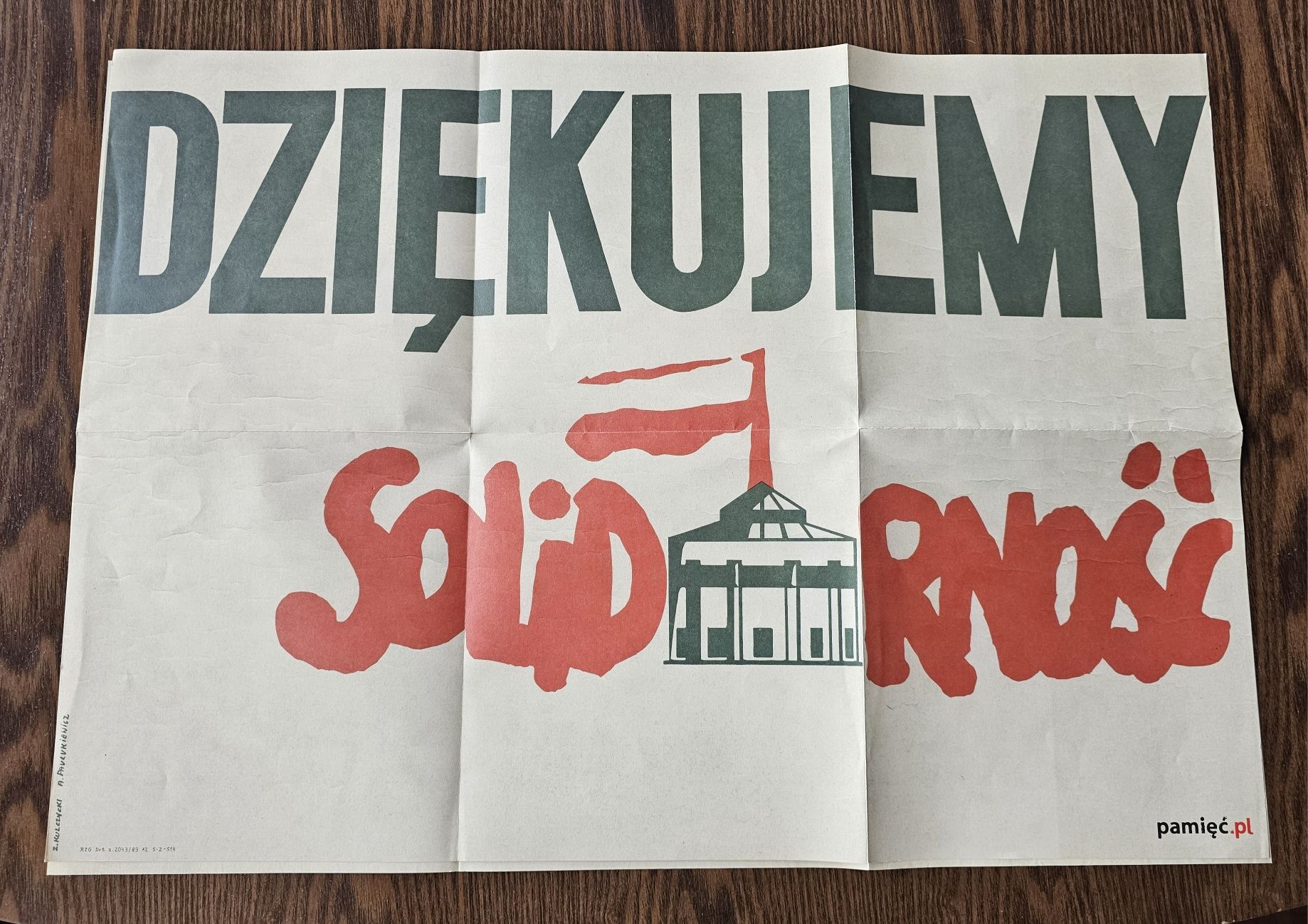 Dwa dwustronne plakaty Solidarność, wybory 1989, Lech Wałęsa