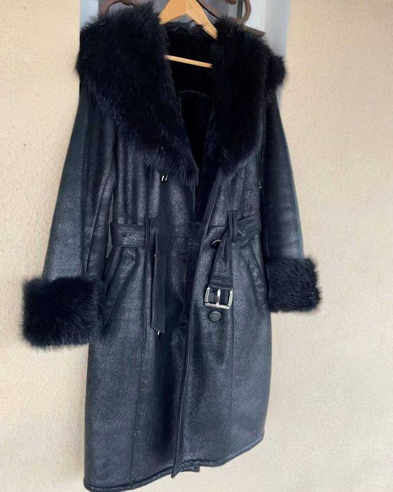 Дублёнка женская, р. 42 Дублянка жіноча овчина + тоскана