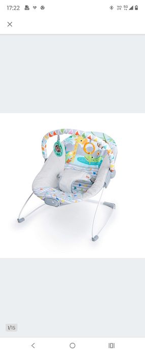 Leżaczek dla dzieci z wibracjami