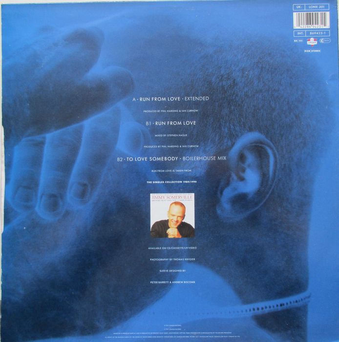 Jimmy Somerville - - - - - Run From Love - - - - - Maxi Single