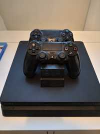 PlayStation 4 slim 1 t , PS4 , dwa pady , ładowarka + 6 gier