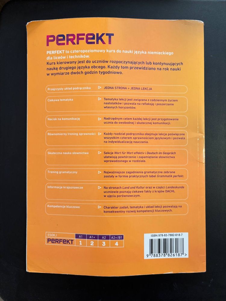 Podręcznik do języka niemieckiego dla liceów i techników Perfekt 2