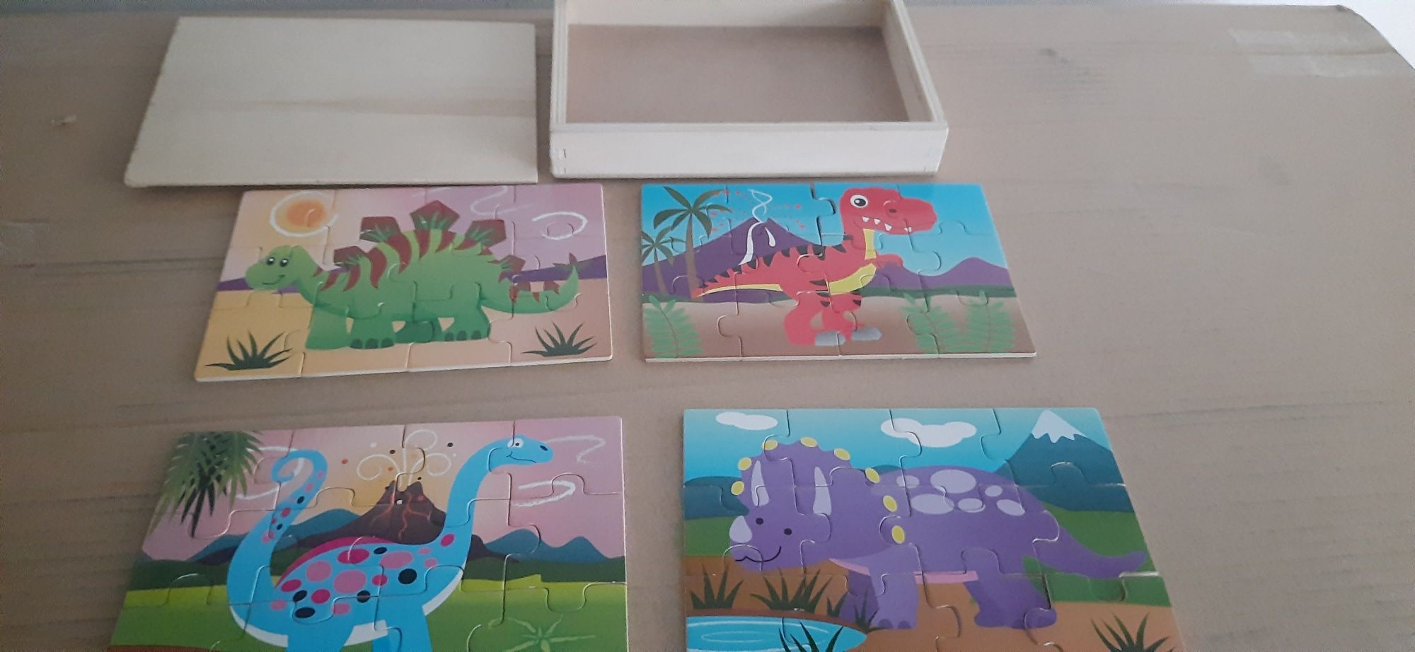 Puzzle drewniane