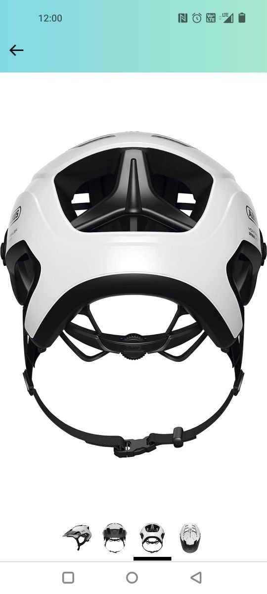 Kask rowerowy ABUS Montrailer polar white