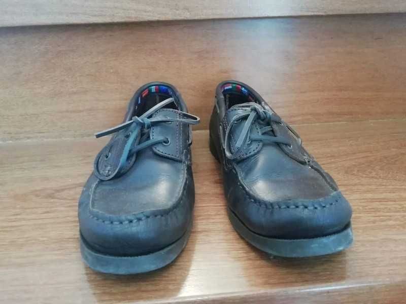 Sapatos Vela Castanhos Criança Tam. 40