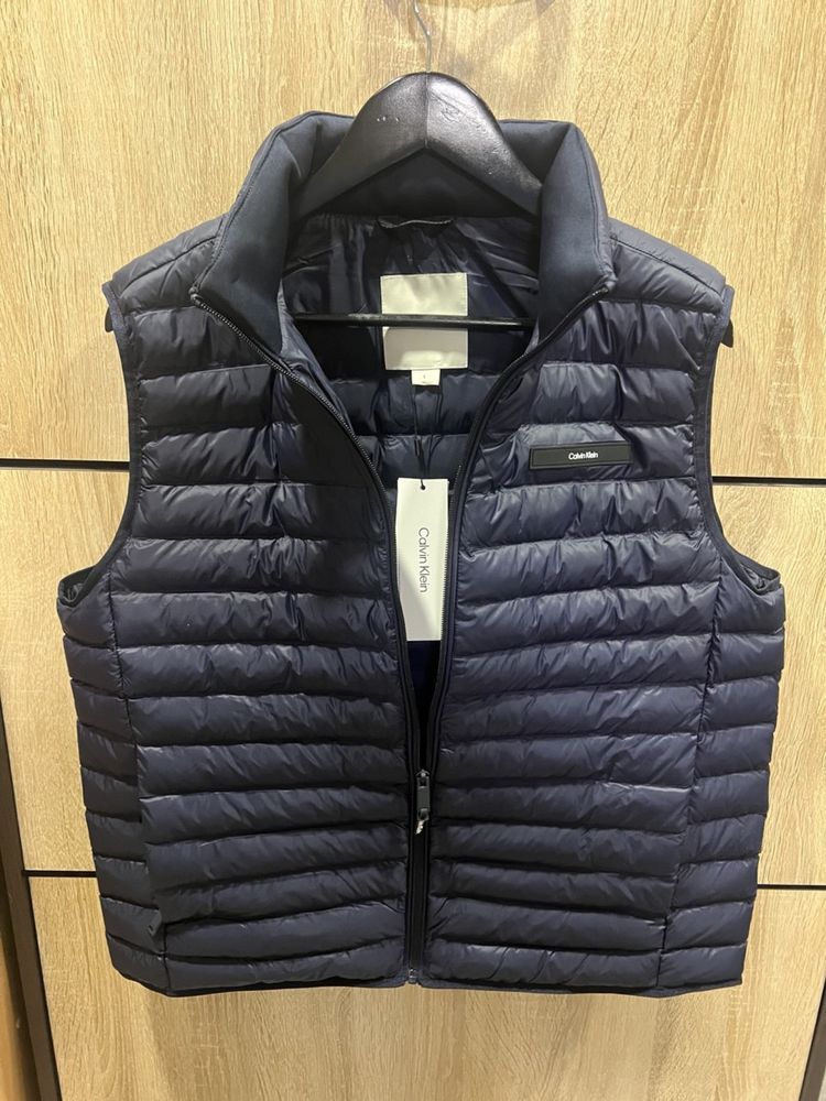 Жилетка Calvin Klein (в наличии ХЛ, Л) ОРИГИНАЛ тёмно-синяя