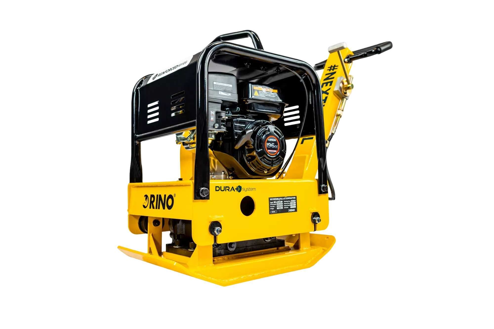 Zagęszczarka rewersyjna 150 kg Rino RN150, 400 mm Loncin elastomer