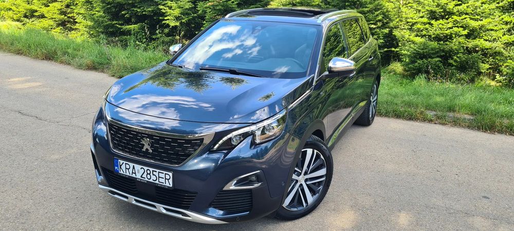 Peugeot 5008 GT Masaże Full Led Panorama Kamery 360* Grzana Szyba Key Less El Klapa