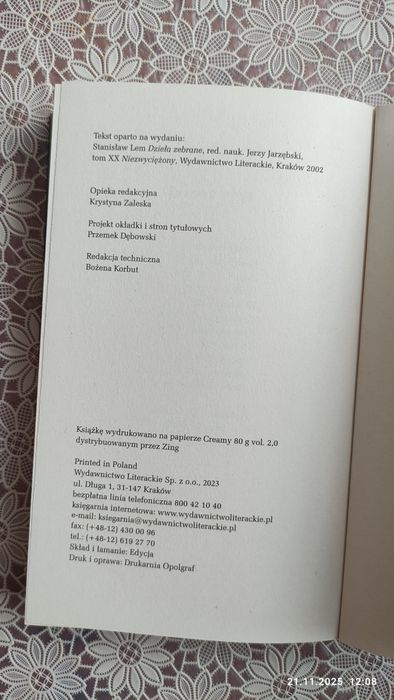 Niezwyciężony, Stanisław Lem