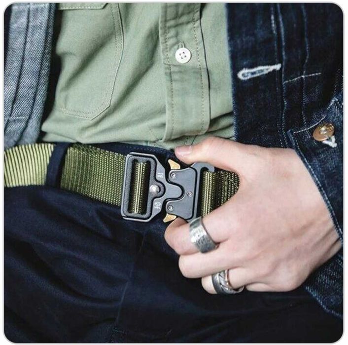 Zielona Saszetka Taktyczna Nerka Wojskowa + PAS Kieszeń ZESTAW 2w1