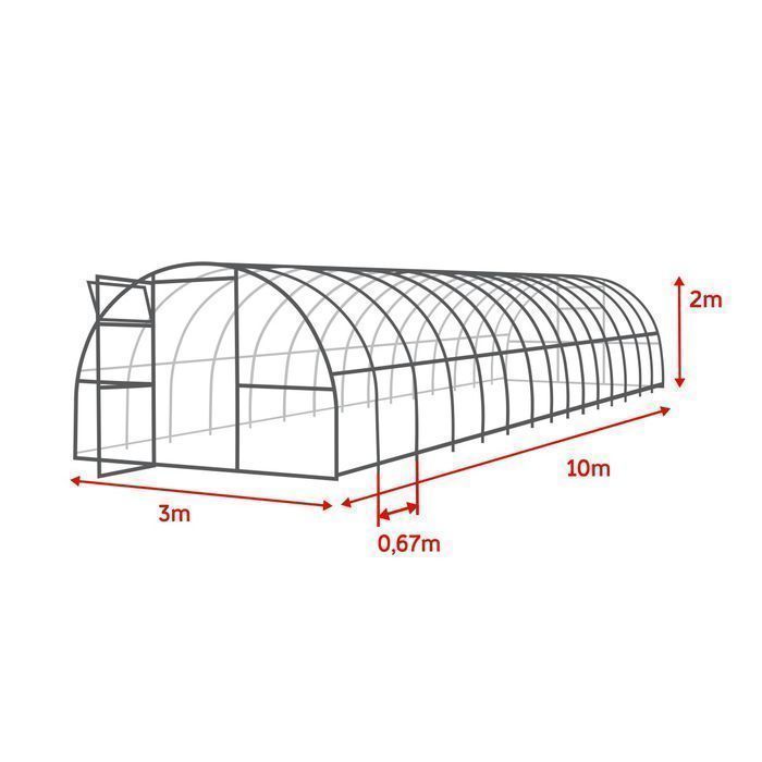 Szklarnia 3x10 poliwęglan 4mm profil 20x20 polska produkcja z montażem