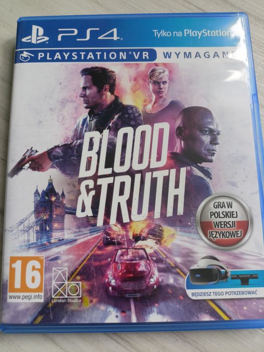 Blood & Truth PS4 PS5 PSVR PL | Jak Nowa!