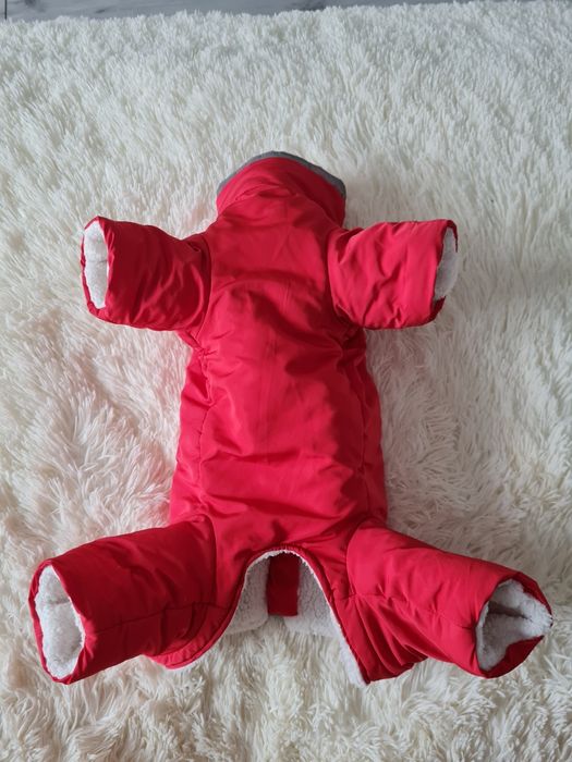 Зимовий комбінезон для собаки дівчинки