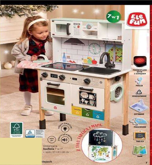 Kuchnia dla dzieci Play Kitchen (Drewniana)