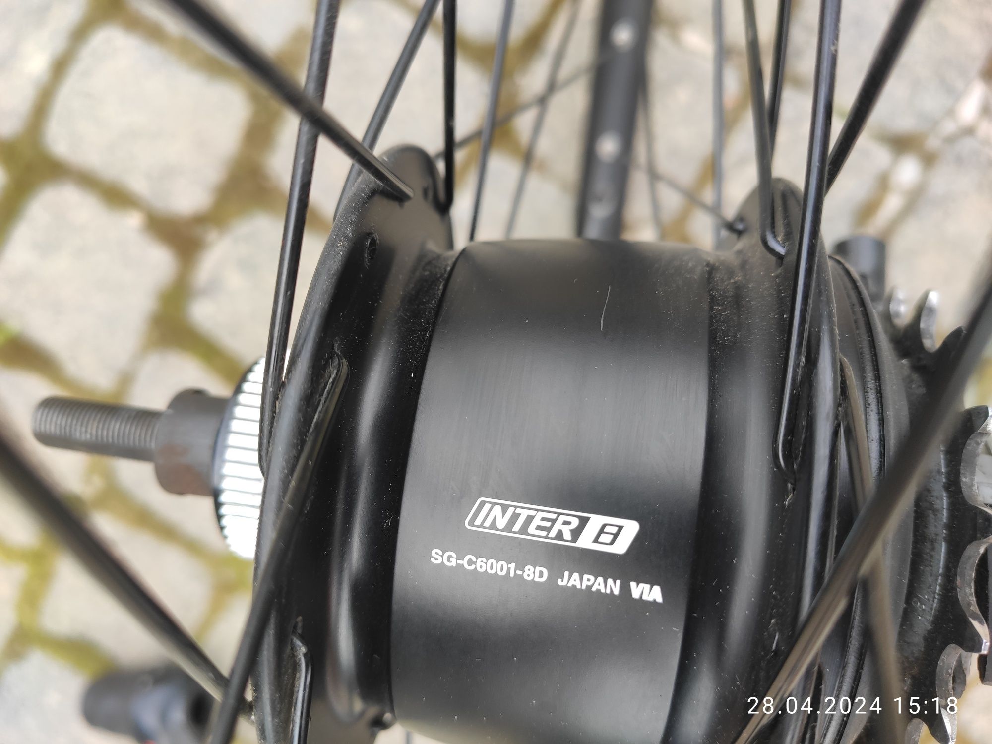 Планетарна втулка Shimano Nexus 8 швидкостей 28-29 колесо центрлок