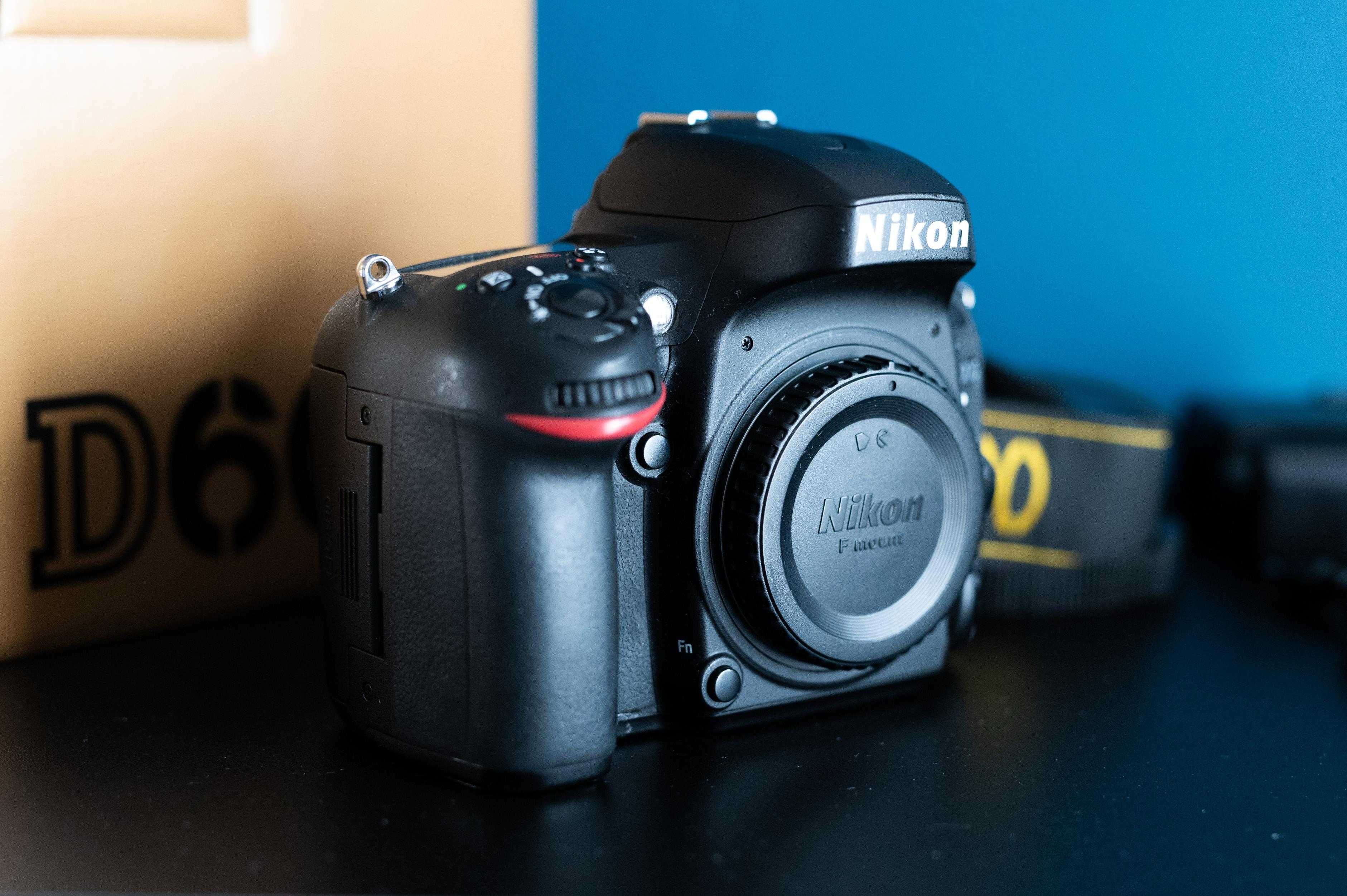 Nikon D600 komplet + karta