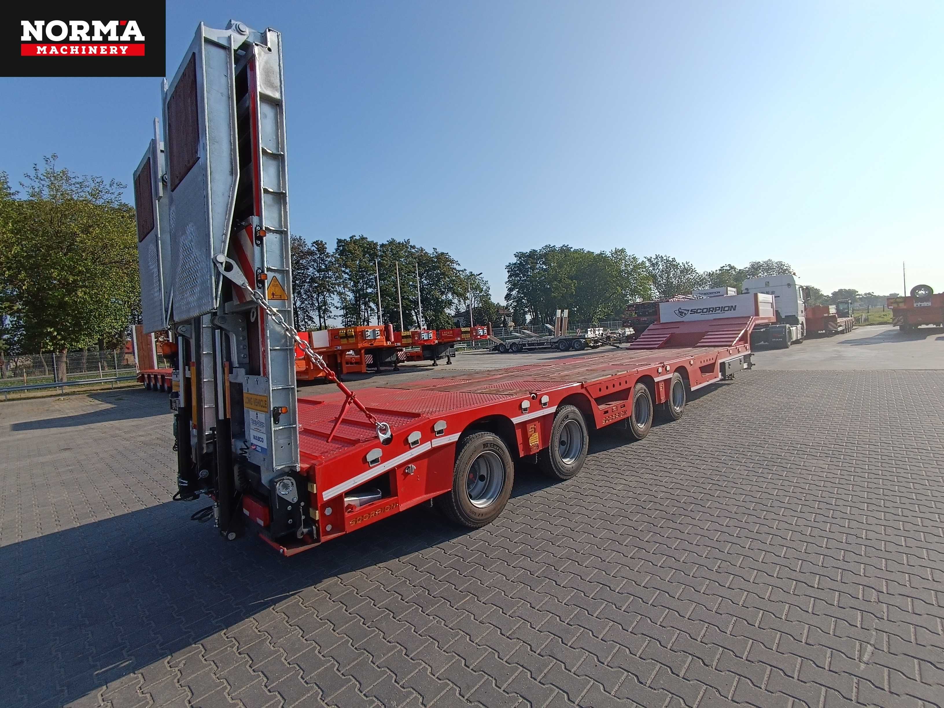 SCORPION 4 osie, zagłebienia, najazdy, hydraulika 2024r. NOWA