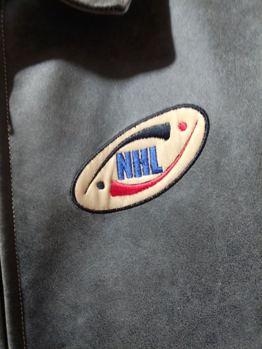 Куртка чоловіча шкіряна NHL