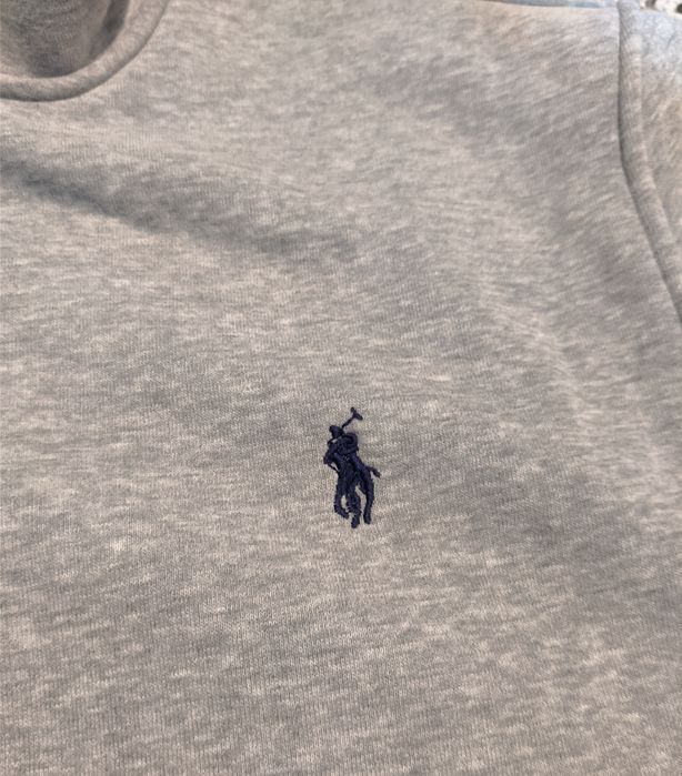 Szara Bluza half-zip quarter-zip Polo Ralph Lauren