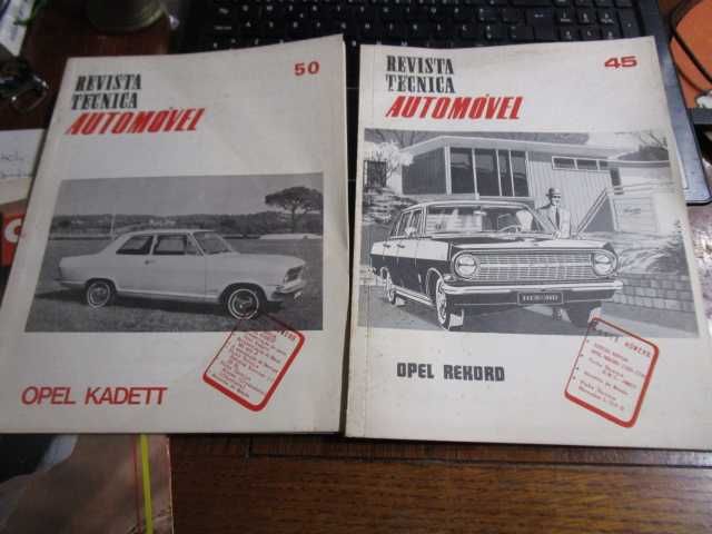 revista técnica automóvel Opel Rekord    Simca 1000