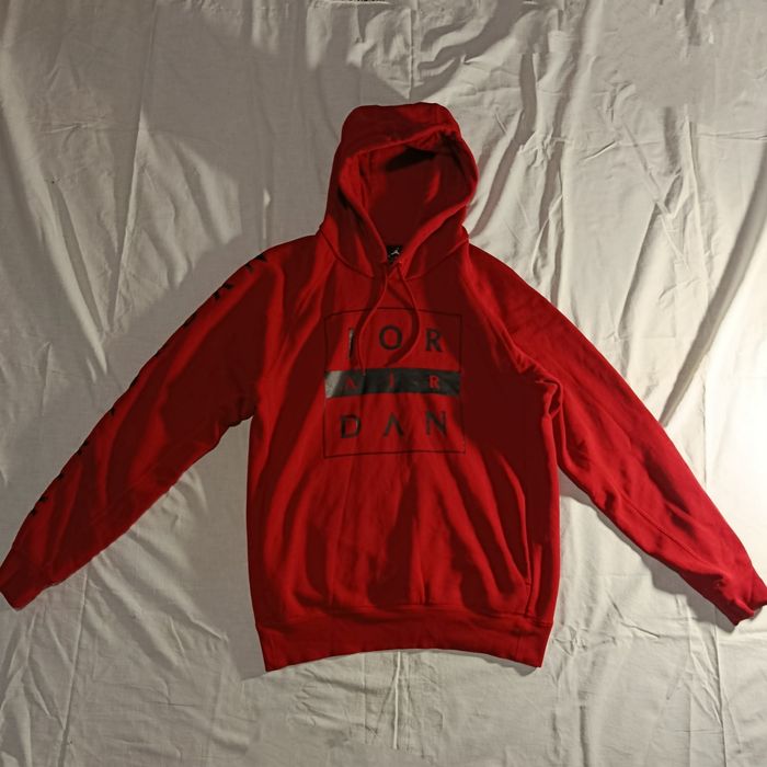 Air Jordan Red Hoodie (M) –  червона худі Nike Jordan