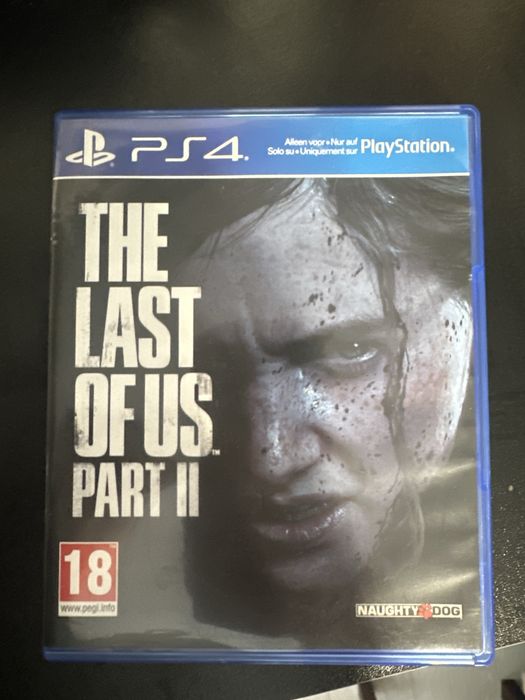 Диск на пс4  одни из нас 2