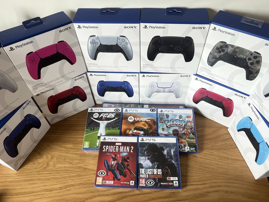 PS5 | Comandos dualsense & Jogos Playstation 5 | NOVOS